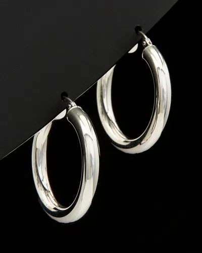 Italian Gold 14k  Polished Hoops