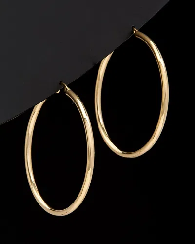 Italian Gold 14k  Polished Hoops