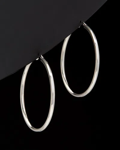 Italian Gold 14k  Polished Hoops