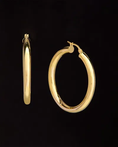 ITALIAN GOLD 14K ITALIAN GOLD POLISHED HOOPS