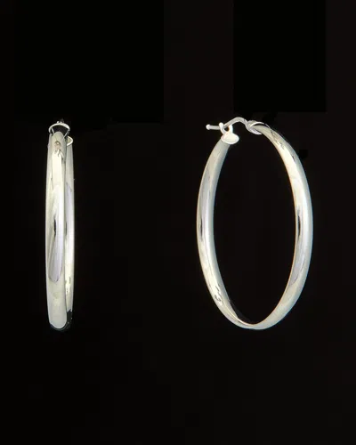 Italian Gold 14k  Polished Hoops