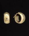 Italian Gold 14k  Polished Hoops