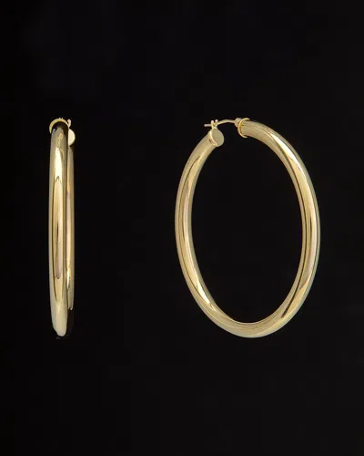 Italian Gold 14k  Polished Hoops