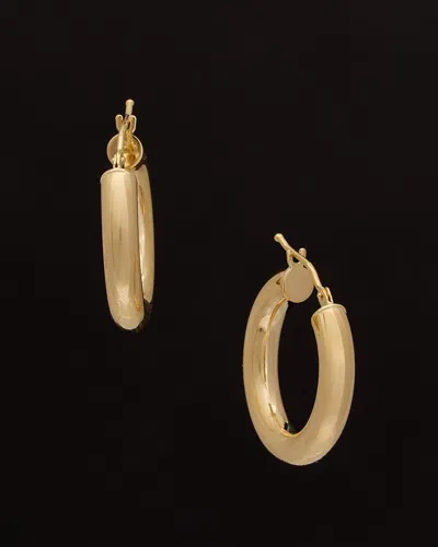 Italian Gold 14k  Polished Hoops