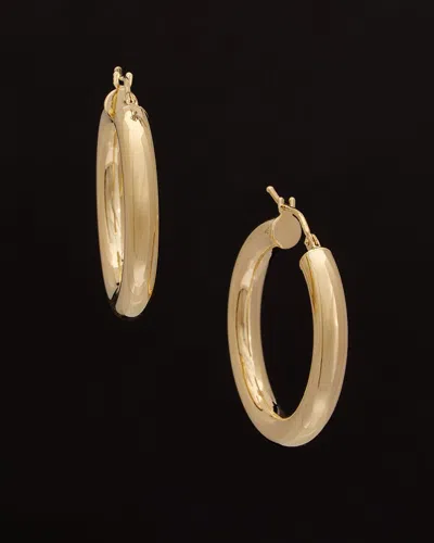 Italian Gold 14k  Polished Hoops
