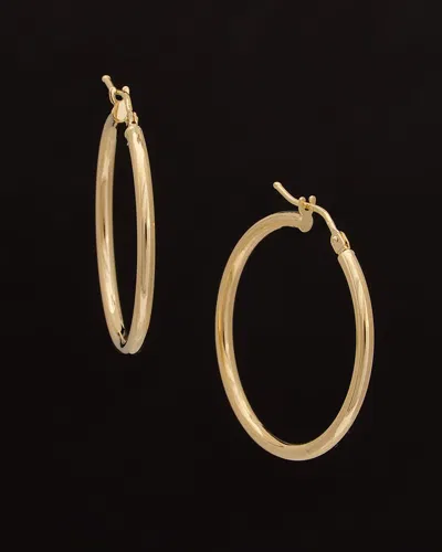 Italian Gold 14k  Polished Hoops