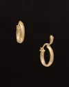Italian Gold 14k  Polished Hoops