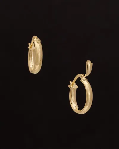 Italian Gold 14k  Polished Hoops