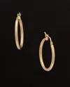 Italian Gold 14k  Polished Hoops