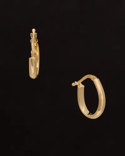 Italian Gold 14k  Polished Hoops
