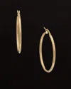 Italian Gold 14k  Polished Hoops