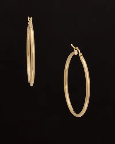 Italian Gold 14k  Polished Hoops