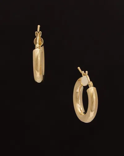 Italian Gold 14k  Polished Hoops