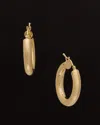 Italian Gold 14k  Polished Hoops