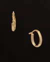 Italian Gold 14k  Polished Hoops