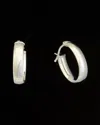 Italian Gold Polished Oval Hoops
