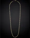 Italian Gold Polished Paperclip Necklace