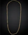 Italian Gold Polished Paperclip Necklace