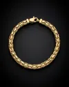 Italian Gold Puff Cage Bracelet