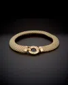 Italian Gold Puffed Mesh Bracelet