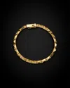 Italian Gold 14k  Pyramid Bracelet