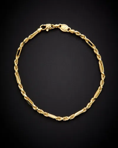 Italian Gold 14k  Rope Bracelet