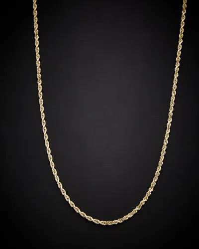 Italian Gold Rope Necklace