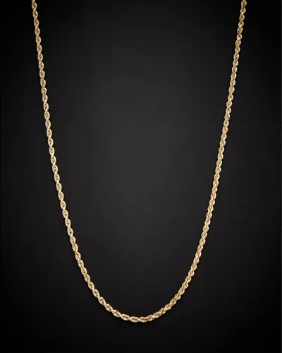 Italian Gold Rope Necklace