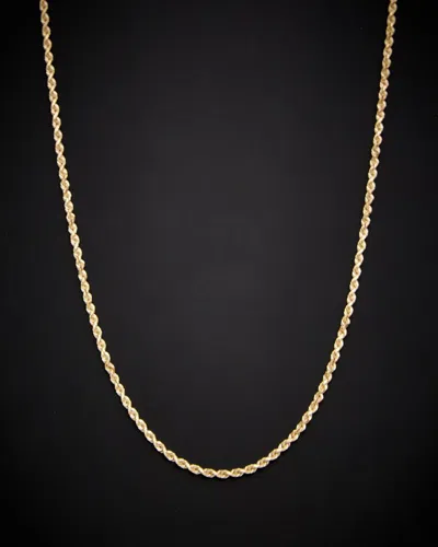 Italian Gold Rope Necklace