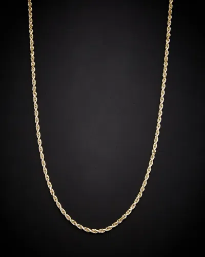 Italian Gold Rope Necklace