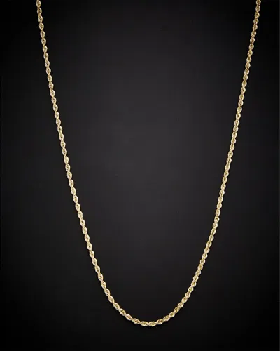Italian Gold Rope Necklace