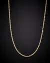 Italian Gold 14k  Rope Necklace