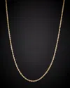 Italian Gold 14k  Rope Necklace