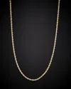 Italian Gold 14k  Rope Necklace