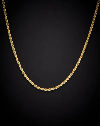 Italian Gold 14k  Rope Necklace