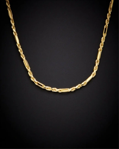 Italian Gold 14k  Rope Necklace