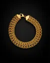 Italian Gold 14k  Saduza Link Bracelet