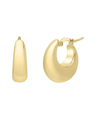 Italian Gold 14k  Sculpted Earrings