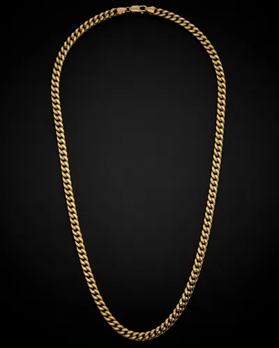 Italian Gold Semi-solid Miami Cuban Link Necklace