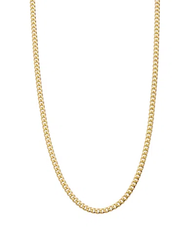 Italian Gold Semi-solid Miami Cuban Link Necklace