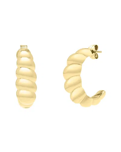 Italian Gold 14k  Shrimp Earrings