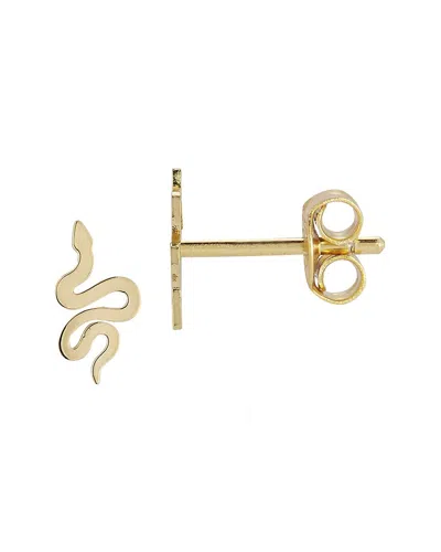 Italian Gold Snake Studs