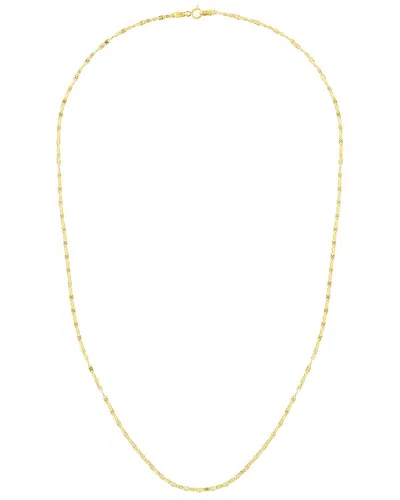 Italian Gold Sparkle Necklace In Gold