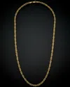 Italian Gold Square Byzantine Necklace