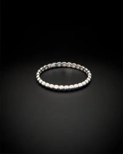 Italian Gold Stackable Ring In Metallic