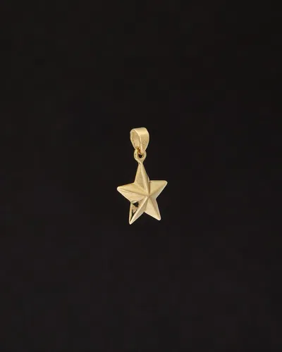 Italian Gold 14k  Star Pendant