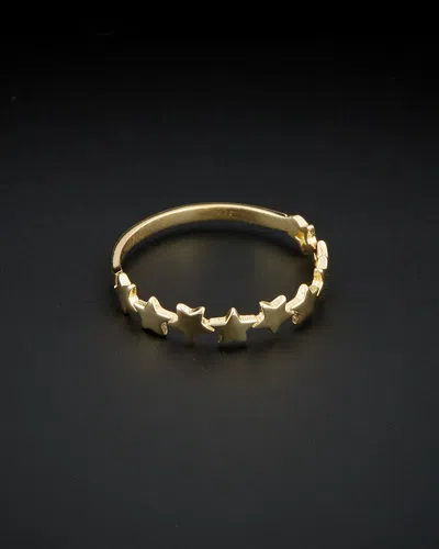 Italian Gold Stars Ring