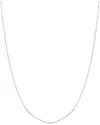 Italian Gold Station Cable Chain Necklace