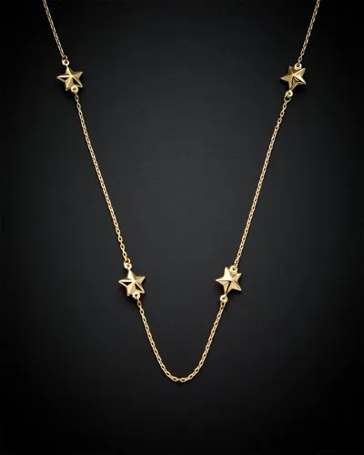 Italian Gold Station Necklace