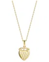 Italian Gold 14k  Strawberry Pendant Necklace